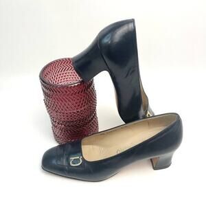 Vintage Salvatore Ferragamo Francesca Heels Size 6.5‎